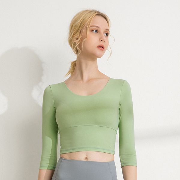 

2022 Autumn New Women's Yoga Clothes Long-Sleeved Skin-Friendly Comfortable Quick-Drying Fitness Autumn And Winter Blouse, Black