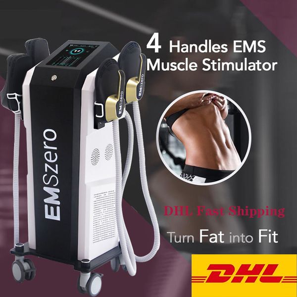 

2023 supply abdomen slimming emslim hiemt building muscle cellulite removal machine lose weight rf with 4 handles can work together
