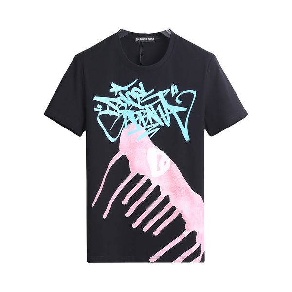 

dsq phantom turtle mens designer t shirt italian milan fashion logo print t-shirt summer black white t-shirt hip hop streetwear 100% cotton, White;black