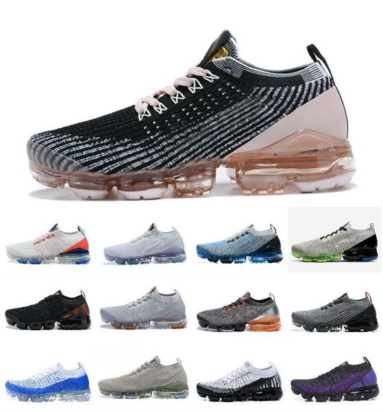 

vapores 2.0 3.0 mens running shoes fly knit triple black white astronomy blue fury pure platinum trainers barely rose zebra orange midnight