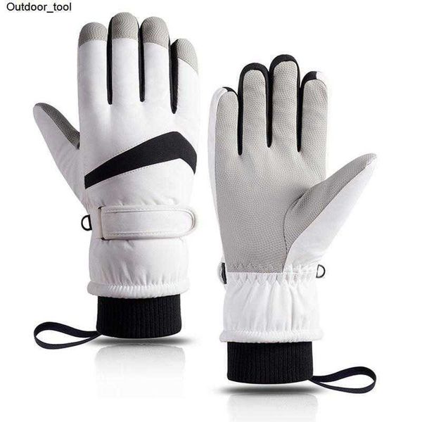 

new winter snowboard ski gloves waterproof non-slip touch screen motorcycle cycling warm velvet snow