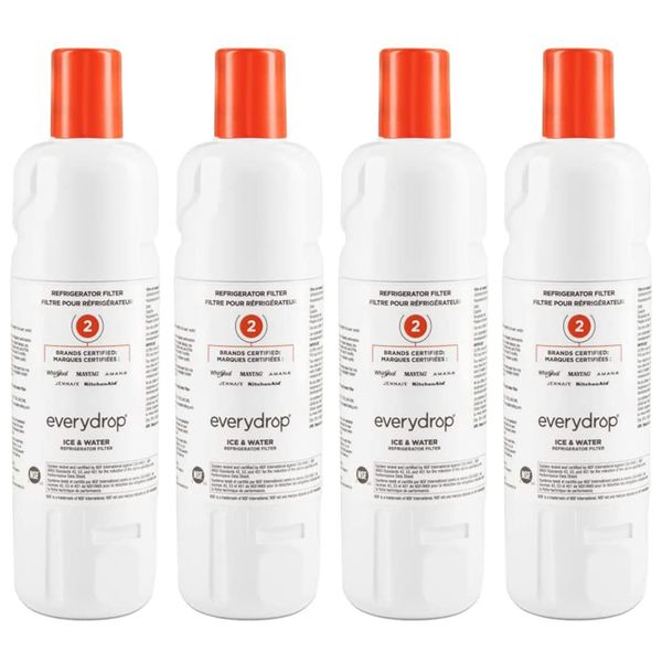 

edr2rxd1 water purifier filter ice and refrigerator reduce 99% of lead 4packs