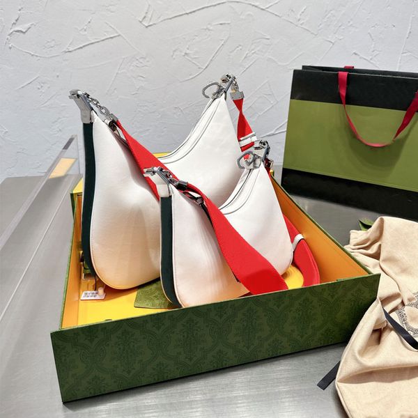

designer bagbagcrossbody crescent bag fashion half moon bags women handbags shoulder dinner clutch purse old flower canvas genuine leather a