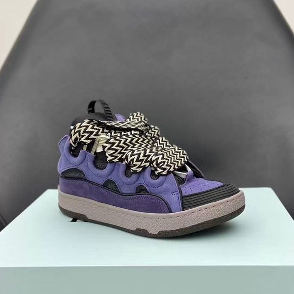 

shoes luxury lanvins designer leather curb sneaker dept pale pimk multi beige yellow black purple light blue gum white ivory brown men women