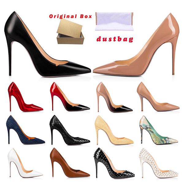 

designer high heel pumps luxurys designers dress shoes styles womens black matte patent leather stiletto heels 8  12cm genuine leather poi