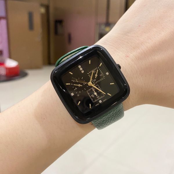 

men women couple fashion wristwatches 35mm luxury leather quartz waterproof business trend highend watches, Slivery;brown