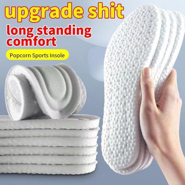 

eva sport insoles for men women shoes sole cushion sneakers insole running shock-absorbant breathable deodorization soft pad, Black