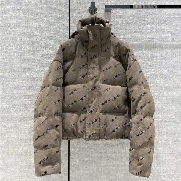 

full letter womens down coats windbreaker designer fashion outerwear winter keep warm jacket parkas, Black