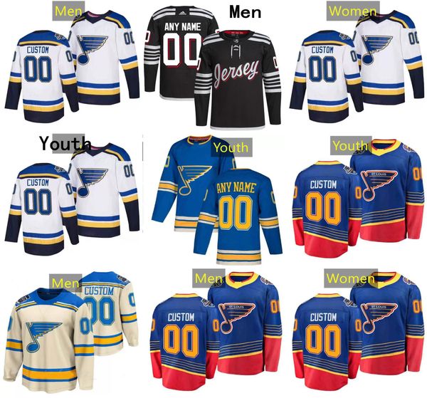 

st. louis''blues''hockey jersey 52 noel acciari 49 ivan barbashev 22 logan brown 25 jor dan kyrou 90 ryan o'reilly, Black;red
