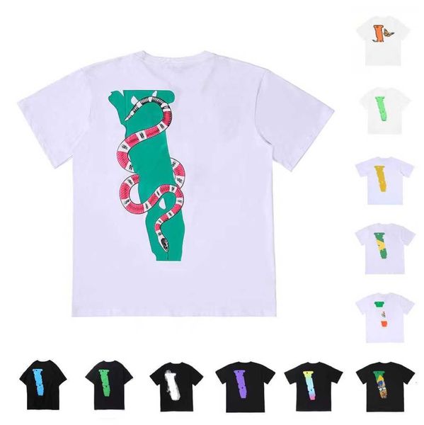 

men's t-shirts 22ss tshirts summer mens women big v designers t shirts loose tees apparel fashion man s shirt clothing street polos sh, White;black
