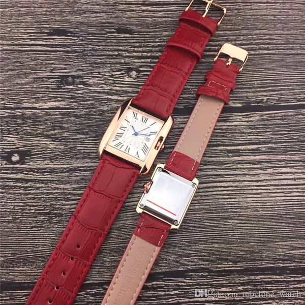 

men and women watches quartz movement watch rose gold silver case leather strap dress watch lover designer wristwatch, Slivery;brown