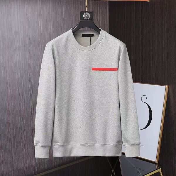 

fashion men designer pradas hoodies hoody long sleeve classic mens womens streetwear pullover sweatshirts loose prada hoodie lovers clothin, Black
