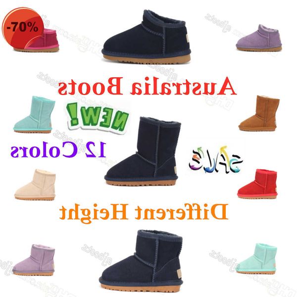 

children shoes girls boots ankle toddler shoe snow boot winter warm boys bot black pink children 's plush ultra mini kids australian