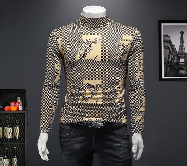 

four seasons men's round neck long sleeves t-shirts trend embroidery fashion print sweatshirts ladies stretch cotton bottoming shirts, White;black