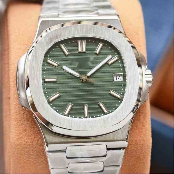 

pateks 8.3 3k 5711 cal324c luxury watches for mens pate philipp watch most luxury men's green mirror watch, Slivery;brown