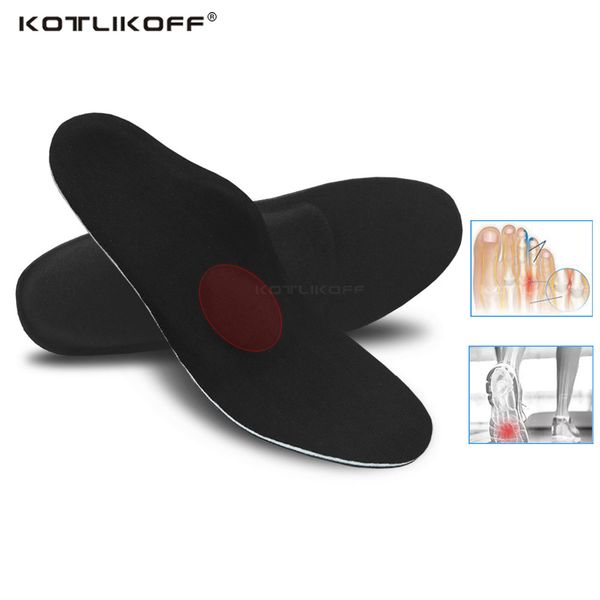 

flat feet ortc insoles high arch support orthopedic inserts plantar fasciitis feet pain valgus pronation running shoe pads, Black