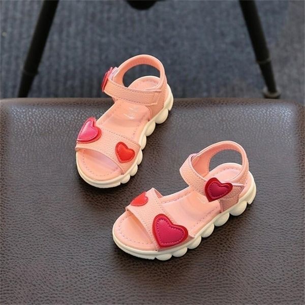 

sandal anak perempuan sepatu musim panas anak putih untuk kulit pu putri bunga 220611, Black;grey