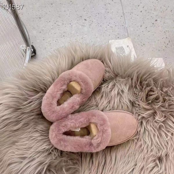 

women ultra mini snow boots slipper winter new popular ankle sheepskin fur plush keep warm boots with card dustbag us4-12 wgg beautiful gift, Black