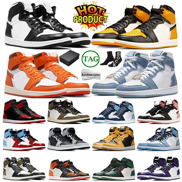 

basketball shoes women sneakers sports trainers bred patent dark mocha chicago university blue obsidian outdoor mens womens og jumpman 1k6bs