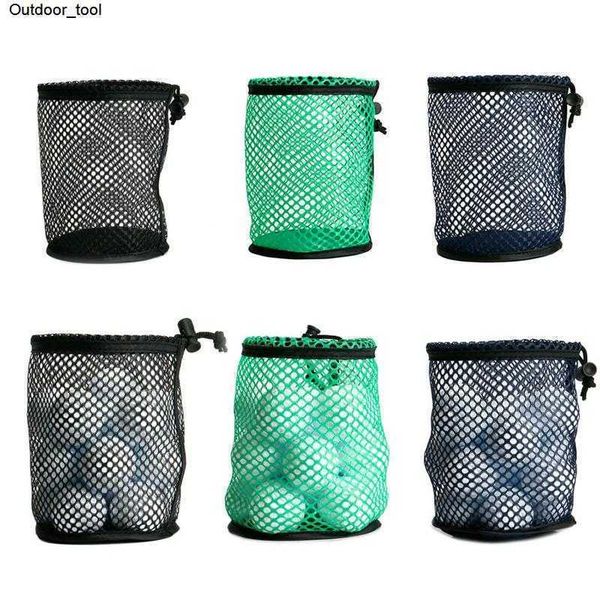 

new 1pc golf mesh bag nylon storage solid net bags practical accessories super large capacity can hold 12 25 50 pcs ball