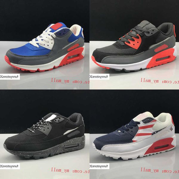 

shoes sell air cushion casual men women black white red 90 sneakers air90 trainer walking