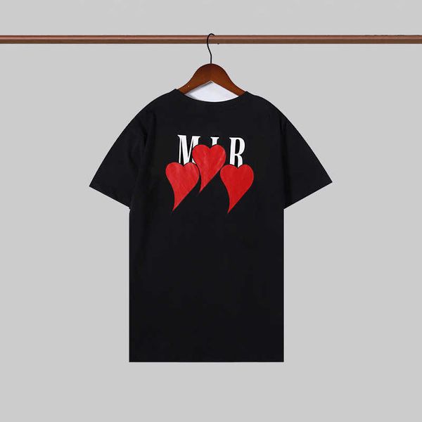 

mens t shirt letter love printing high street cotton tees fashion men women casual t-shirt streetwear, White;black