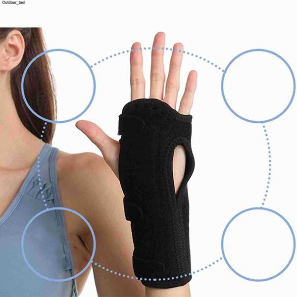 

new carpal tunnel wrist support pads left right brace sprain forearm splint band strap for gym sports