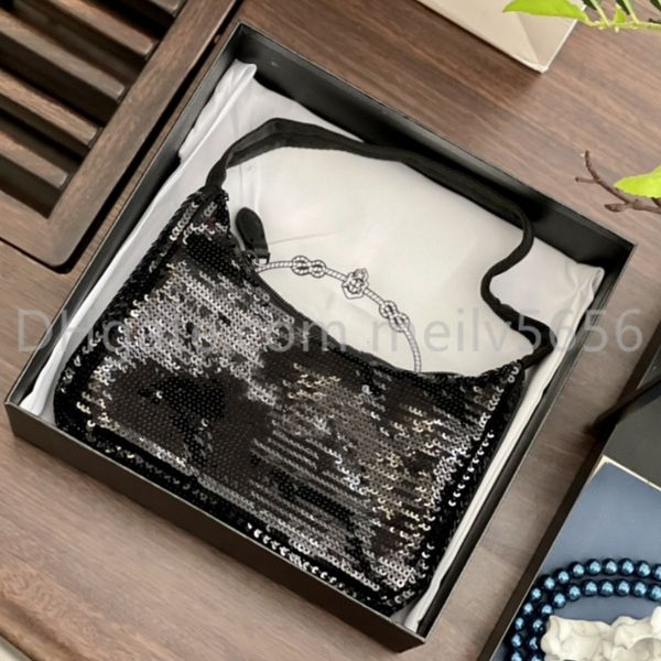 

fashion pure color sequin shoulder bags parachute fabric luxury designer handbags unique designer moon shaped women cross body bags hobo tot