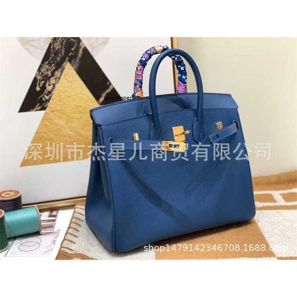 

designers handbags birkin bags zeng zengchun hand stitched h family portable women's bk25bk30epsom leather togo s4 deep blue large ayw