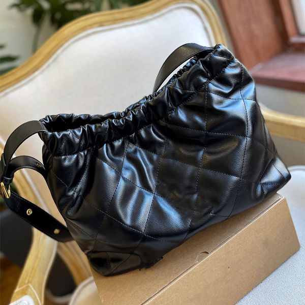 

woman classic quilt fashion the tote bag lady black handbag luxury designer bag wallet crossbody totes chain shopping bags shoulder handbags