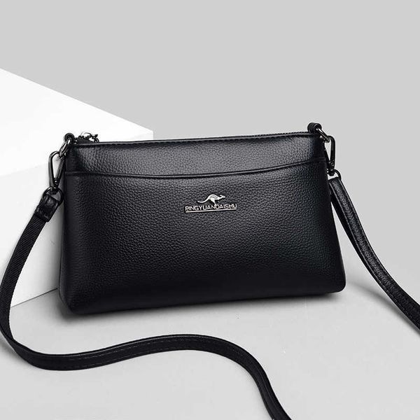 

middle-aged bag mother's soft leather fashion and elderly single shoulder messenger bag leisure, Silver