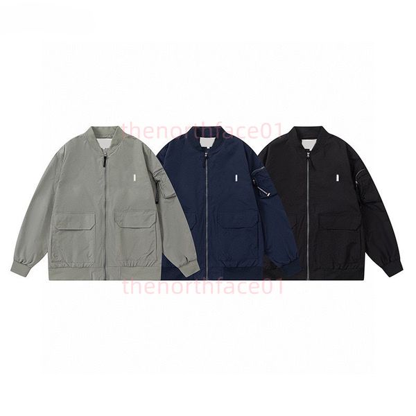 

mens classic little logo print jackets man v neck cardigan coats couples streetwear jacket coats with pocket asian size m-2xl, Black;brown