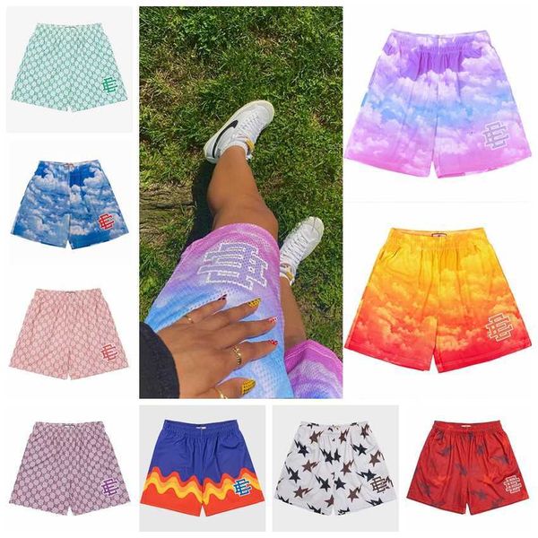 

men's shorts classic eric emanuel ee basic short mens womens designers fitness shorts fashion mesh breathable beach pants sports series, White;black
