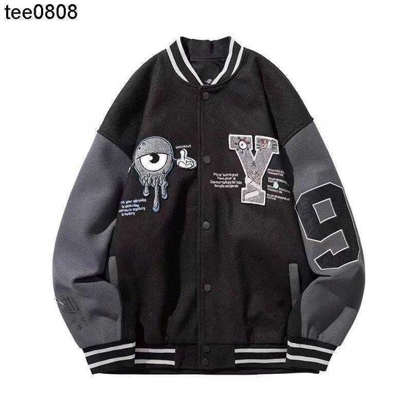 

essentials coat men's 2022 new street hip hop loose jacket small couple's american baseball fashion, Black;brown