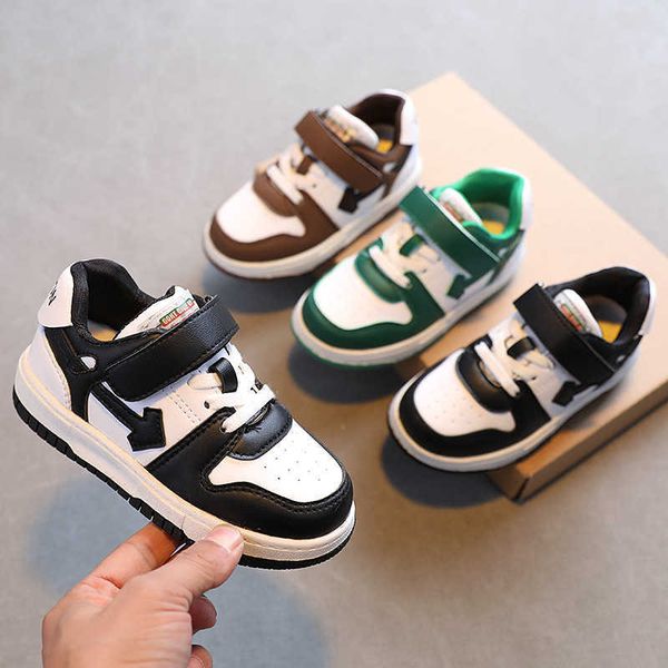 

athletic outdoor 2022 kids patchwork sneakers casual shoes for children's tennis shoes flat with girls boys sneakers sports running sho, Black