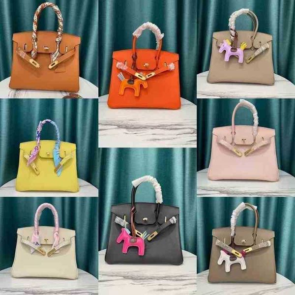 

crossbody women birkins handbags bag wedding 2022 platinum togo cow leather shoulder messenger handbag