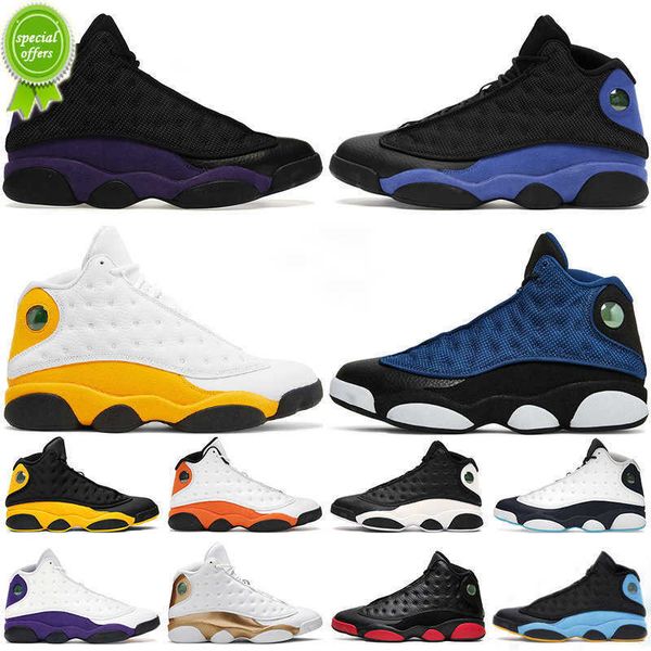 

jumpman 13s del sol mens basketball shoes 13 brave blue hyper royal bred gym red flint chicago obsidian black cat court purple reverse