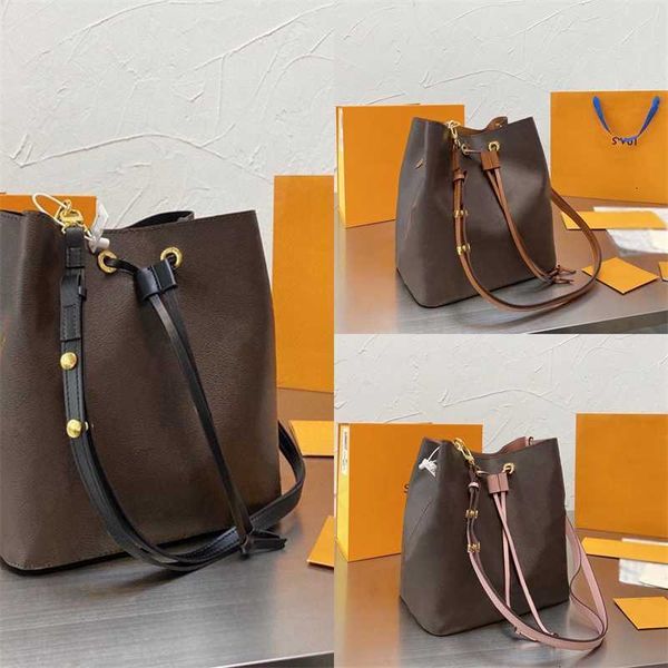 

quality purse designer bags womens wallets sac a main drawstring bucket cattlehide microfiber lining shoulder tote handbags luxury wallet