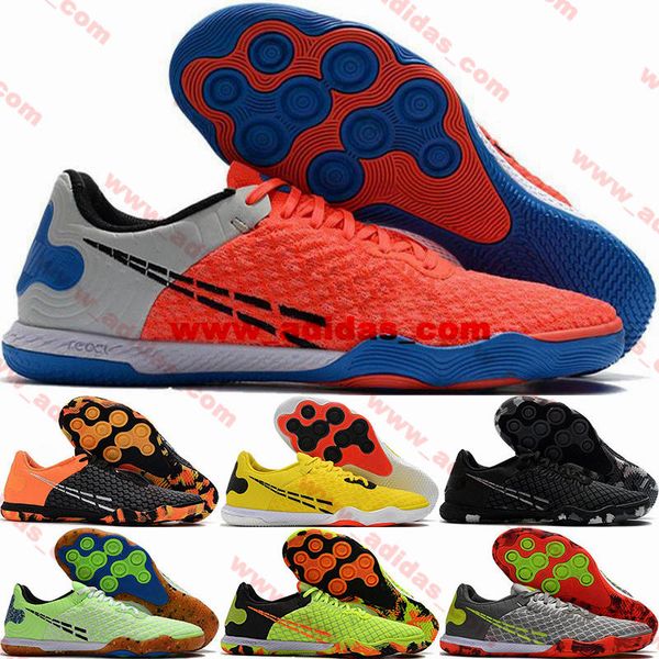 

soccer shoes indoor turf soccer cleats react gato ic in size 12 football boots botas de futbol soccer cleat scarpe da calcio us12 us 12 mens, Black