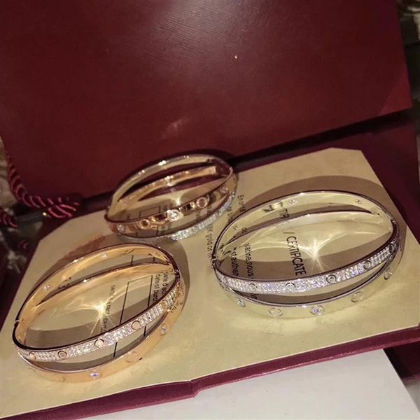 

new brand pure 925 sterling silver jewelry for women 2 round 2 color circle bangle wedding jewelry fashion279a, Black