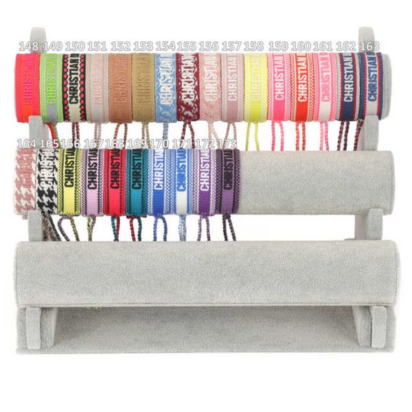 

luxury fashion women's bracelets brand d designer bangle jewelry female embroidery woven bracelet bohemian creative tassel men's g, Golden;silver