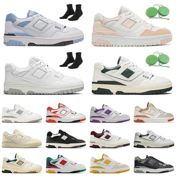 

big size us 11 new b550 basketballs shoes 550 evergreen unc rich paul bb550 men women trainers white pink au lait auralee syracuse cr, Black