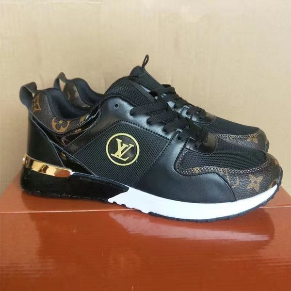 

2022 designer luxury dunks casual shoes calfskin shoe men louis vuitton lv platform sneakers brand nike dunk sneaker runner fashion trainers