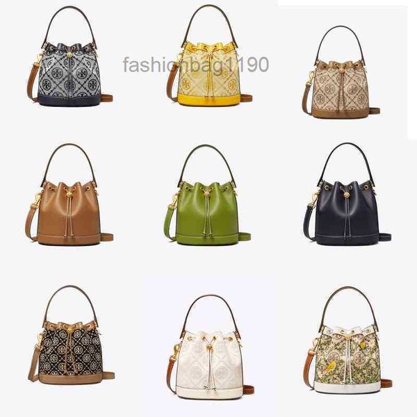 

designer crossbody bags handbags t0rys bag tote women's 22 women's bags old flower drawstring printing bucket large and small hand
