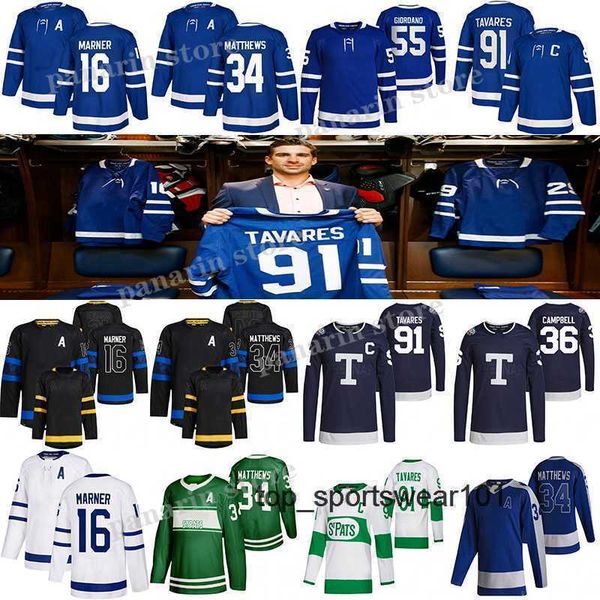 

fans tees 34 auston matthew jersey 91 john tavares 16 mitchell marner 36 jack campbell maple 58 michael bunting 55 mark giordano alternate, Black