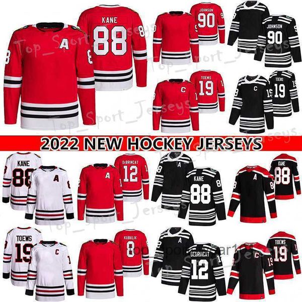 

fans tees chicago''blackhawks'' hockey jersey 88 patrick kane 19 jonathan toews 00 clark griswold 12 alex debrincat 77, Black