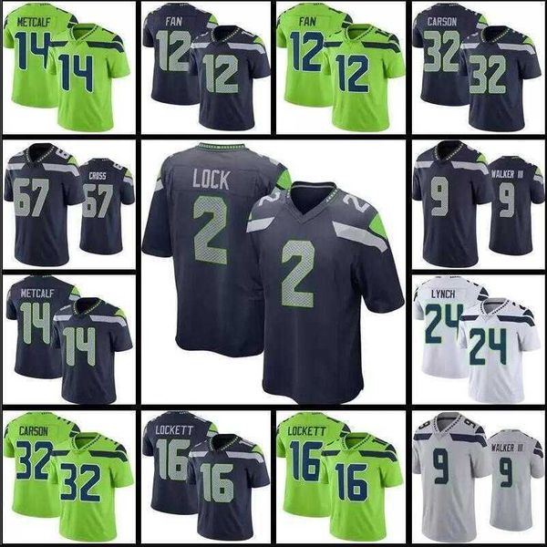 

dk metcalf mens kids fan jersey custom seattle''seahawks''67 charles cross tyler lockett colby parkinson drew lock kenne, Black