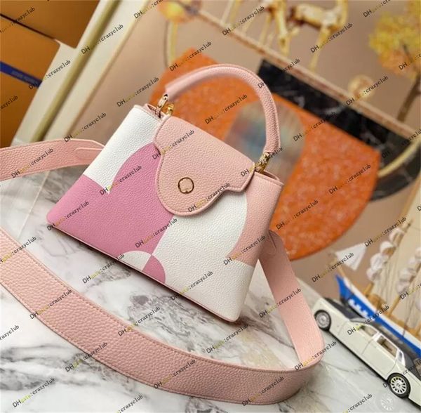 

designer totes bags capucines bb handbags women shoulder crossbody bag monograms genuine leather luxury purse pocket satchels m59670 m59699
