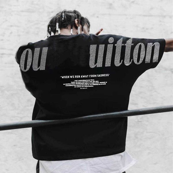 

22ss fashion men's and women's t shirt lovers short sleeve designer makes sportswear street clothes, White;black