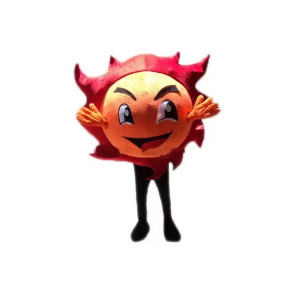 

factory sale sun mascot costumes cartoon character sz, Red;yellow